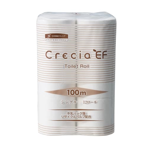 Crecia EF 卫生纸 100m 单张 10120 12 卷 x 4 包