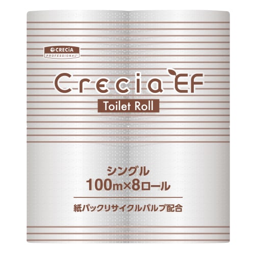 Crecia EF 卫生纸 100m 8×8 包