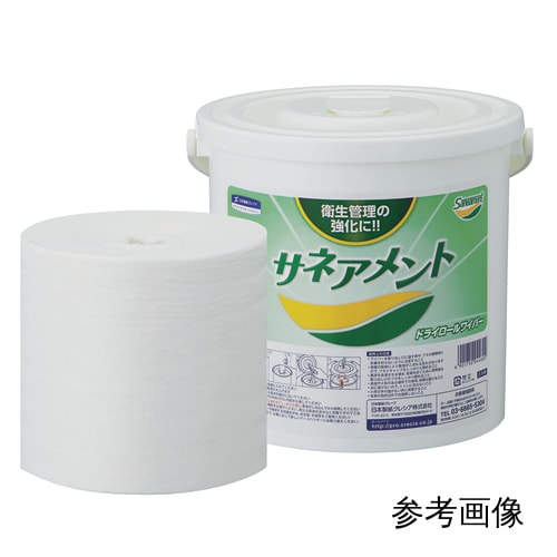 Nippon Paper Crecia Suneament 干卷擦拭布 - 白色 400 60600 400 张 x 12 卷