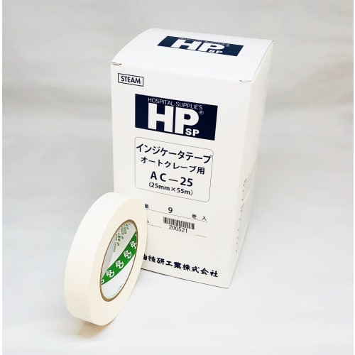 高压灭菌器用灭菌胶带 AC-25 宽度 25mm x 55m 卷 9 片