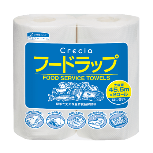 Nippon Paper Crecia 食品包装纸 35713 45.5m x 2 卷 x 12 包