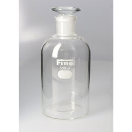 Fine细口共通试薬瓶 硬质 透明 500mL φ85×H164