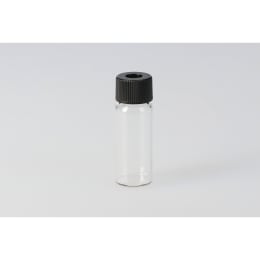 注射器小瓶 无色 SY-2 5.0mL 带孔黑色盖 带氟 PTFE/丁腈垫片 100 套 255006