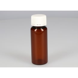 原始盖小瓶棕色 VCV-50 50mL PP 盖高片/带 PET 包装 25 套 212131