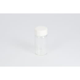 Nichiden Rika 玻璃螺口瓶 SV-20 20mL 无色 PP 盖 双氟 PTFE 填料 50 套 250459