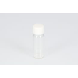 Nichiden Rika 玻璃旋盖瓶 S-2 5mL 无色 PP 盖 双氟 PTFE 填料 100 套 250027