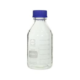 带蓝色盖的安全外套螺旋盖瓶 750mL 017280-750A