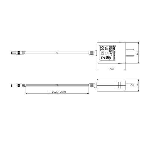 电源适配器 PSK-83CE 电缆长度 1.5m