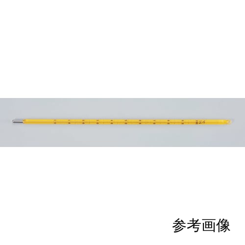 水银精密棒状温度计 黄琥珀色 -20~50℃ L300 0.5℃刻度