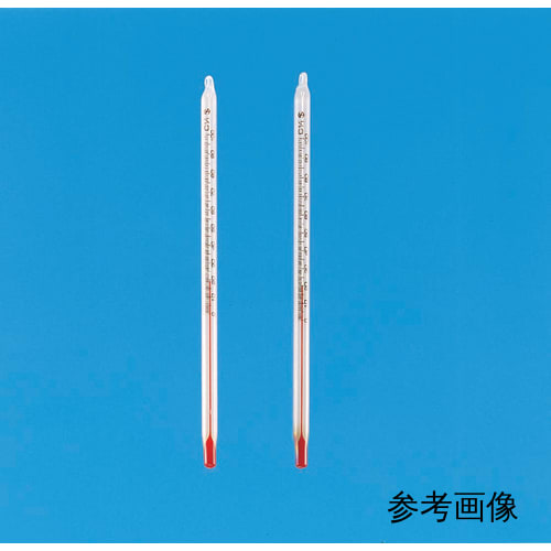 短形赤液温度计 -20-50℃ L150