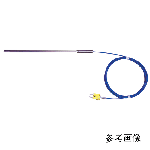 耐热护套K型热电偶ZHK-1.6×500-2带Y端子