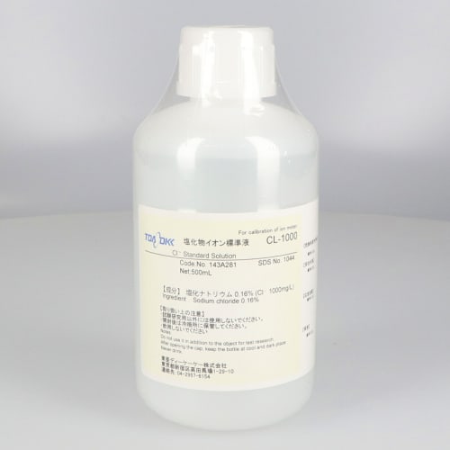 东亜DKK CL标准液 CL-1000 500mL 143A281