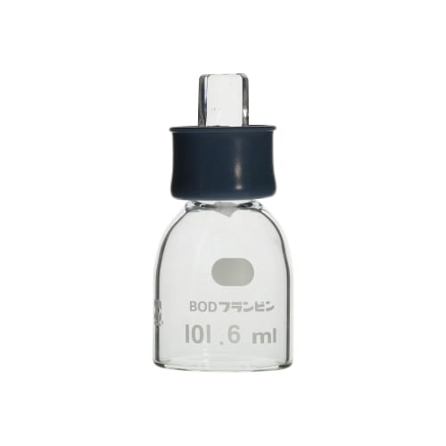 Shibata Scientific BOD 果馅饼瓶 100mL 带橡胶圈和凹槽 5 件 080530-1002A