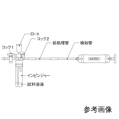 用于砷气体发生的 Impinger 331-3