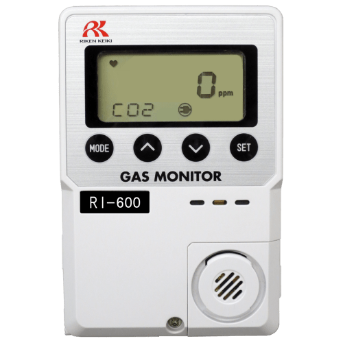 简易固定式二氧化碳测量仪 RI-600 5VOL% AC100V 传感器 5m