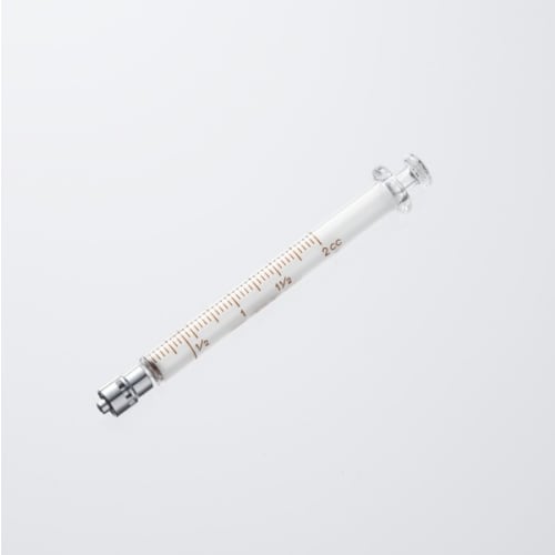 VAN 白硬注射器 中口 2mL ロック先 微量用 classI 00211011