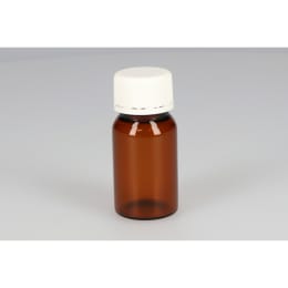 原始盖小瓶棕色 VCV-30 30mL PP 盖高片/带 PET 包装 25 套 212130