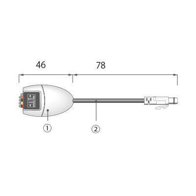 ESPECMIC电压输入连接电缆VIH-1010