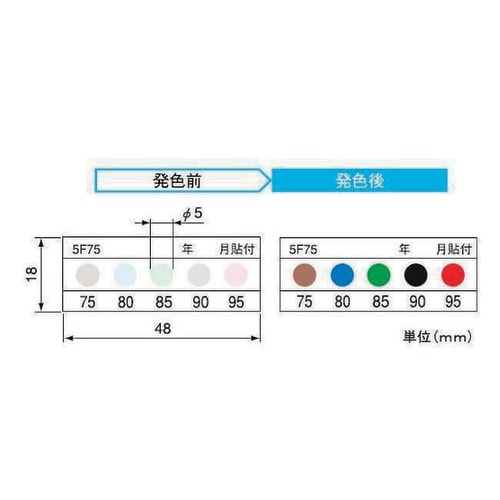 热敏颜色传感器 5FC100 20 件