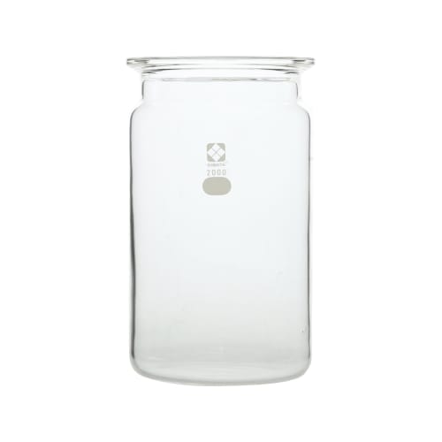 可分离烧瓶 圆柱形平底带槽2000mL φ120