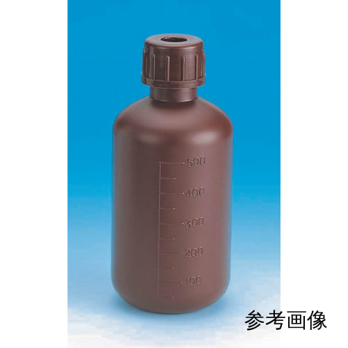 细口瓶 PE制 茶褐色 5L