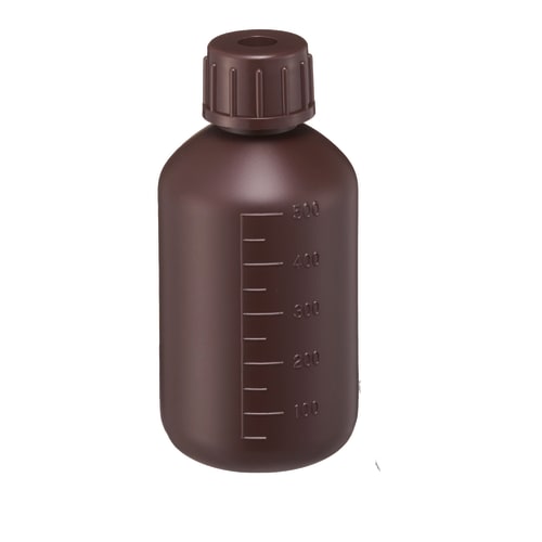 Mizuho Kasei Kogyo 窄口瓶 500mL 棕色 0116BR