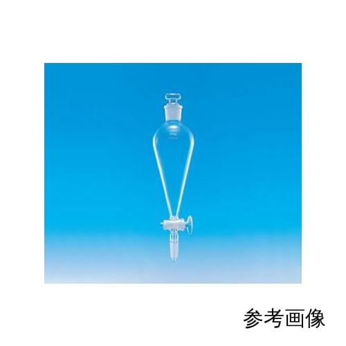 精细普通滑动分液漏斗 100mL 平塞片型 带玻璃旋塞下部 19/38