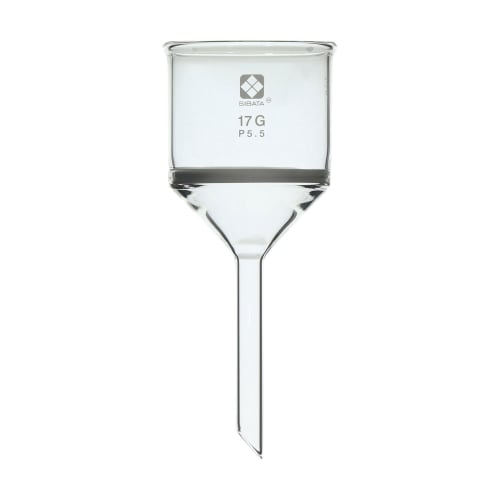Shibata Scientific 玻璃过滤器圆柱形漏斗 17GP5.5 型 013110-175