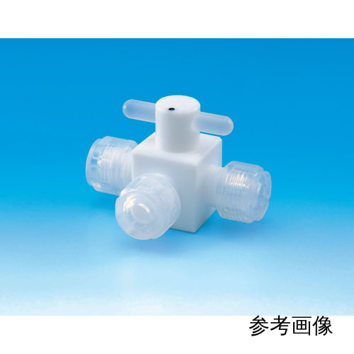 聚四氟乙烯三通阀压装式Φ6 F-2018-001