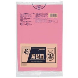 商用塑料袋45L粉色10个