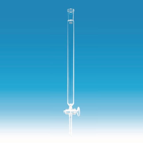 精细透明普通滑动层析管 柱内径 φ30 长度 500mm 上母 29/42