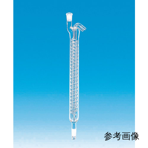 精细普通滑动 Zimroth 冷却器，气缸长度 100mm，上内螺纹 15/25，下外螺纹 15/25