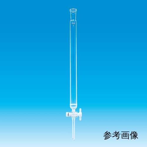 细透明普通滑动色谱管 φ15×300 带PTFE旋塞 FG4 超细顶部滑动 19/38