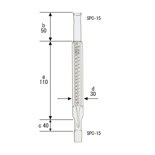 Shibata Scientific SPC 分数管 Claisen SPC19-24-15 030780-19300