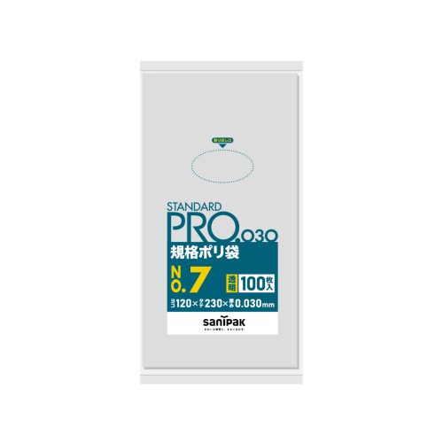 STANDARD PRO 规格ポリ袋 L18 18号 0.03t 透明 100P×15册