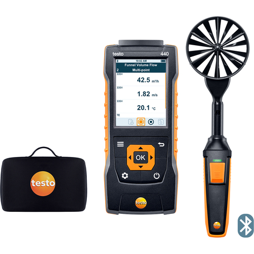 TESTO 叶片式风速计 testo 440 100mm 叶片式风速探头套件 0563 4403