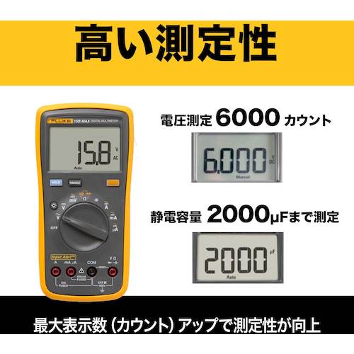 福禄克数字万用表数字万用表 15B MAX