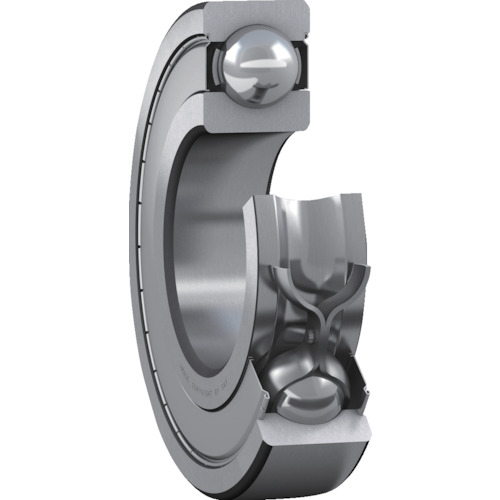 ＳＫＦ　単列深溝玉軸受　軸受両端鋼板シールド　Ｃ３すきま（すきま大）　内径１０ｍｍＸ外径２６ｍｍＸ幅８ｍｍ　6000-2Z/C3