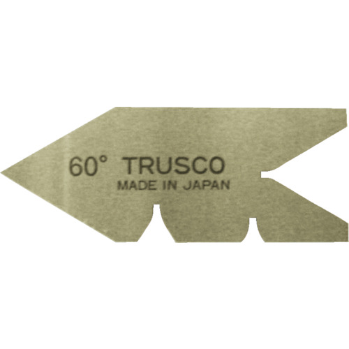 TRUSCO 中心规硬化产品测量范围 60° 60-Y