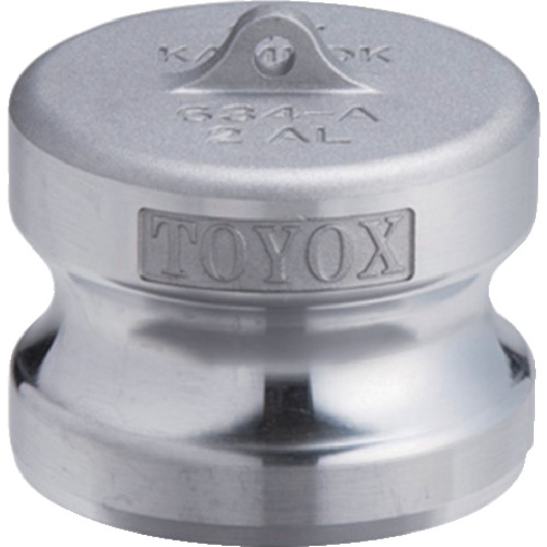 toyox camlock适配器灰尘插头铝634-A 2-1/2英寸AL 634-A-2-1/2-AL