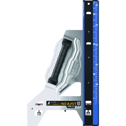 Shinwa 圆锯导尺 L 角加调节 45 厘米组合刻度 73180