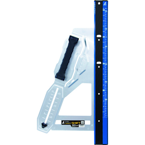 Shinwa圆锯导尺L角加移60cm带坡度切割功能79053