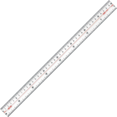 共荣塑料甲基亚克力双切直线尺40cm A-3041