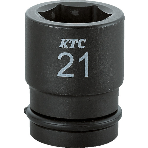 ktc 12.7平方英尺。撞击扳手插座（标准），带销和环，相对侧尺寸19mm，总长40mm，BP4-19p