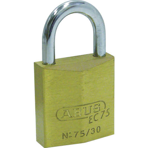 ＡＢＵＳ　真鍮南京錠　ＥＣ７５－３０　ディンプルシリンダー　バラ番　EC75-30-KD