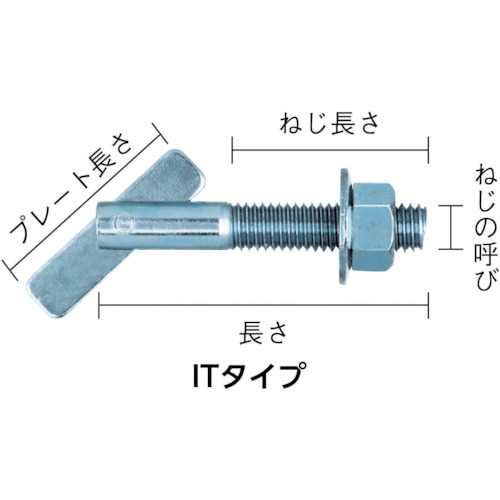 trusco it吊架不锈钢M6x40（空心壁锚/剪刀固定）IT-640SBT