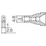 白光喷嘴3x1mm n61-15