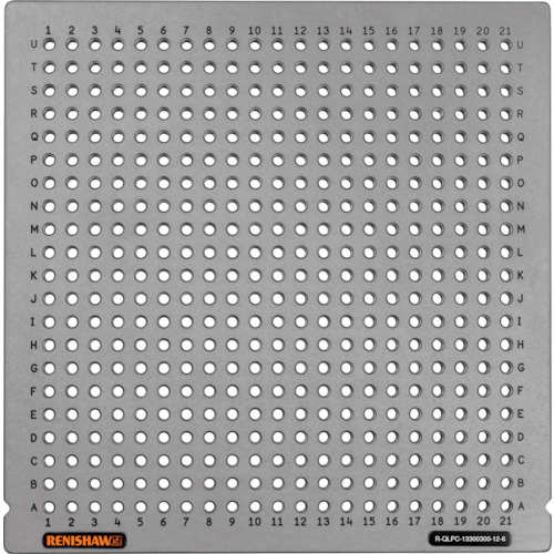 雷尼沙三坐标测量机 QuickLoad 导轨板（公制）M6 ALU QL PLA 300300 R-QLPC-13300300-12-6