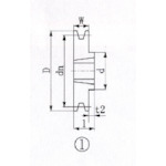 ＥＶＮ　ブッシングプーリー　ＳＰＺ　１２５ｍｍ　溝数１　SPZ125-1