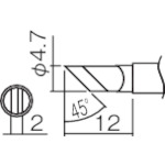 白光　こて先　ＫＲ型（Ｚ）　T12-KRZ